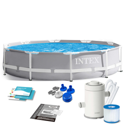 Basen ogrodowy stelażowy 305 x 76 cm zestaw 3w1 INTEX 26702