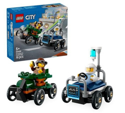 LEGO CITY 60459 Zestaw wyścigówek: samolot kontra