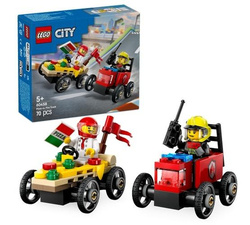 LEGO CITY 60458 Zestaw wyścigówek: pizza kontra