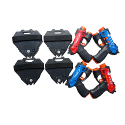 🔫 Zestaw 4 Pistoletów na Podczerwień + 4 Odbiorniki – Laserowy Paintball w Domu! 🔫