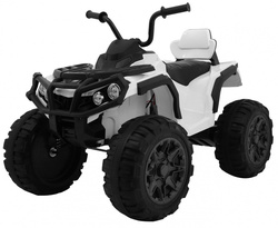 Quad ATV 2.4GHz na akumulator dla dzieci Biały Pilot Koła EVA Radio MP3 Wolny Start