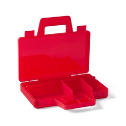 LegoR mały box do sortowania klocków czerwony