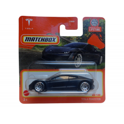 Matchbox Tesla Roadster – Czarna Rakieta 🚀⚡
