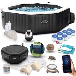 Dmuchane SPA z hydromasażem 201 x 71 cm 4 os. akcesoria premium INTEX 28458