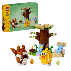 LEGO ICONIC 40709 Wiosenny plac zabaw dla zwierz