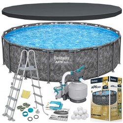 Basen ogrodowy stelażowy 549 x 132 cm 11w1 Bestway 561KC