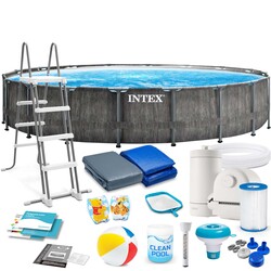 Basen ogrodowy stelażowy 549 x 122 cm 18w1 INTEX 26744