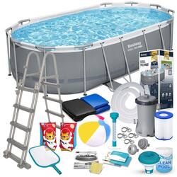 Basen ogrodowy stelażowy 427 x 250 x 100 cm 18w1 Bestway 56620