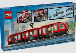 LEGO CITY 60423 Tramwaj miejski ze stacją