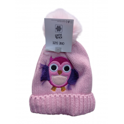 Czapka Różowa z Sówką – Uroczy Styl i Ciepło! 🦉💖