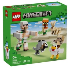 LEGO MINECRAFT 21592 Atak kurzego jeźdźca na pust