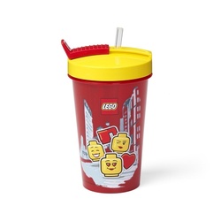 LEGO kubek ze słomką Iconic Girl