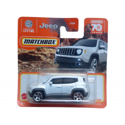 Matchbox 2019 Jeep Renegade – Biały Wojownik 🤍🚙