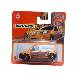 Matchbox Renault Kangoo Express – Pomarańczowy Pracownik 🚐🍊