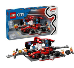 LEGO CITY 60443 Pit stop i mechanicy z Ferrari