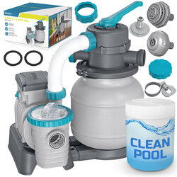 Pompa piaskowa do basenów tabletki multifunkcyjne 6056 lh Bestway 58497