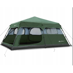 Duży Namiot 10-Osobowy Rodzinny Turystyczny Wysoki 415 x 305 x 190 cm