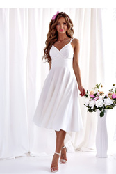 Sukienka Model Tifani 78 001140. Ecru - With You