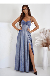 Sukienka Model 001113. Gorset Lux SilverBlue - With You