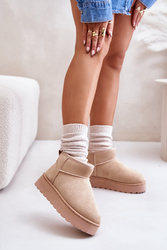 Śniegowce Model Xamella 20216-4C Beige - Step in style