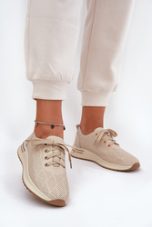 Buty Sportowe Model Artiker 54C1759 Beige - Step in style