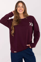 Bluza Damska Model RV-BL-A941.58 Bordo - Relevance