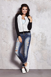 Bluza Damska Model M017 EcruBlack - Infinite You