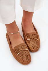 Mokasyny Model Mirisa VG250 Camel - Step in style