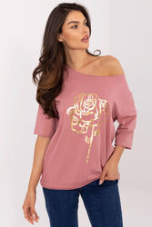 Bluzka Model CLM-BZ-1700.88 Dark Pink - Factory Price