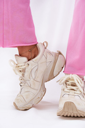 Buty Sportowe Model Goe RR2N4037 Beige - Step in style