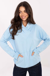 Bluza Damska Model RV-BL-A874.01P Light Blue - Rue Paris