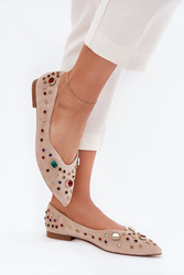 Baleriny Model Valena JH525P Beige - Step in style