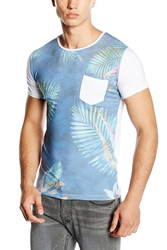 Tshirt Męski Model 17162 BlueWhite - YourNewStyle