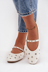 Baleriny Model Marivon 21-41 White - Step in style