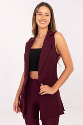 Kamizelka Model IT-KZ-FL5069.84 Bordo - Rue Paris