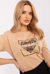 Bluzka Model CLM-BZ-0012.94 Camel - Factory Price
