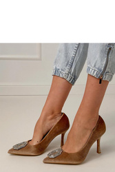 Szpilki Model Eleda G423 Brown - Solea