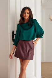 Bluzka Model Giana ZIE BLU0178 Green - Roco Fashion