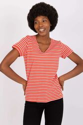 T-shirt Damski Model D16054M02431A Dark Orange - Stitch&amp;Soul
