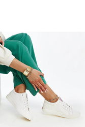 Białe damskie trampki eko skora CROSS JEANS - Solea