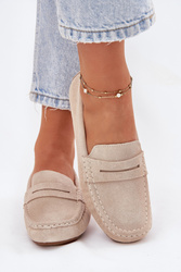 Mokasyny Model Big Star RR274947 Beige - Step in style