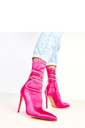 Botki Model Tolnai K370 Pink - Solea
