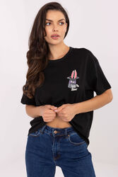 Tshirt Damski Model D12022AI02645S Black - Sublevel