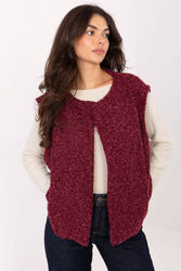Kamizelka Model IT-KZ-FL9622.29P Bordo - Rue Paris