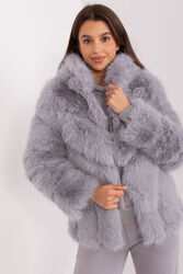 Kurtka Damska Model AT-KR-2386.00P Grey - AT