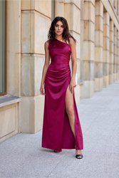 Sukienka Model Inez BOR SUK0461 Bordo - Roco Fashion