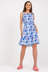 Sukienka Model WN-SK-0806-3.22 WhiteBlue - Rue Paris