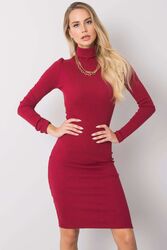 Sukienka Model RV-SK-R5133.07P Bordo - Rue Paris Hurtownia odzieży on-line, moda damska, bielizna i obuwie dla kobiet - Matterhorn.pl