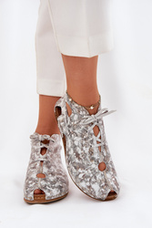 Botki Model Maciejka 03426-46 WhiteBeige - Step in style