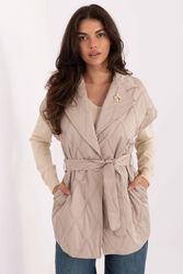 Kamizelka Model IT-KZ-FL9603.87 Beige - Rue Paris